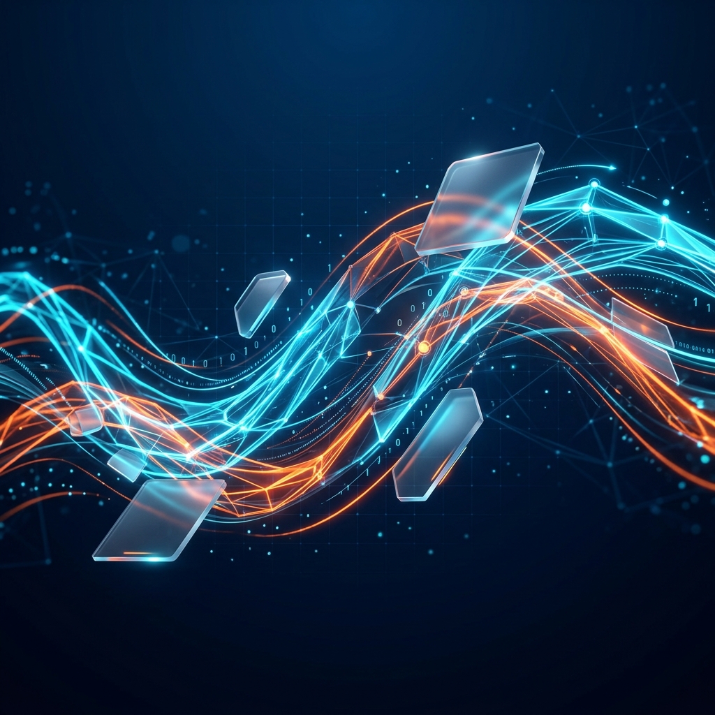 Services Flowing Graphic